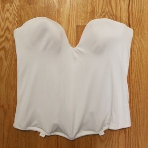 Long line low back strapless bra